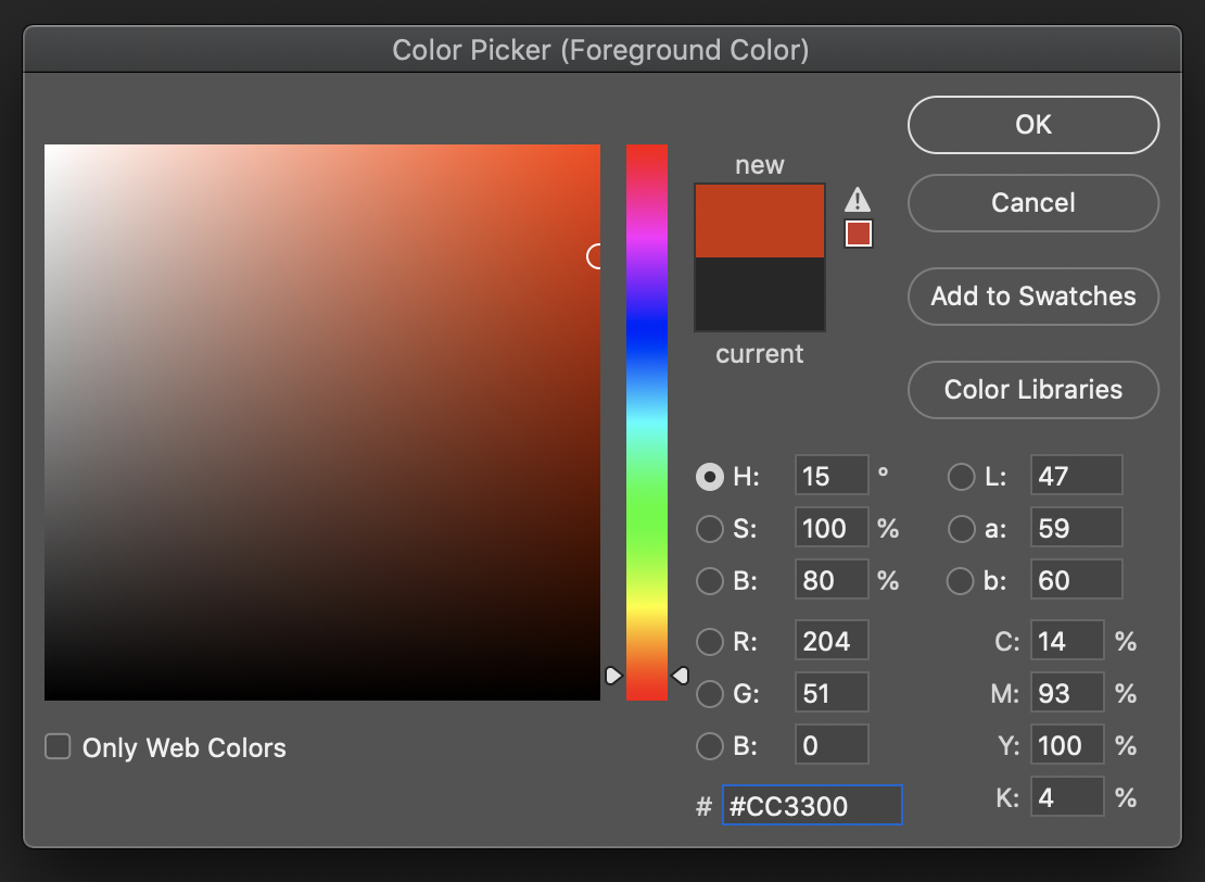 Hex codes