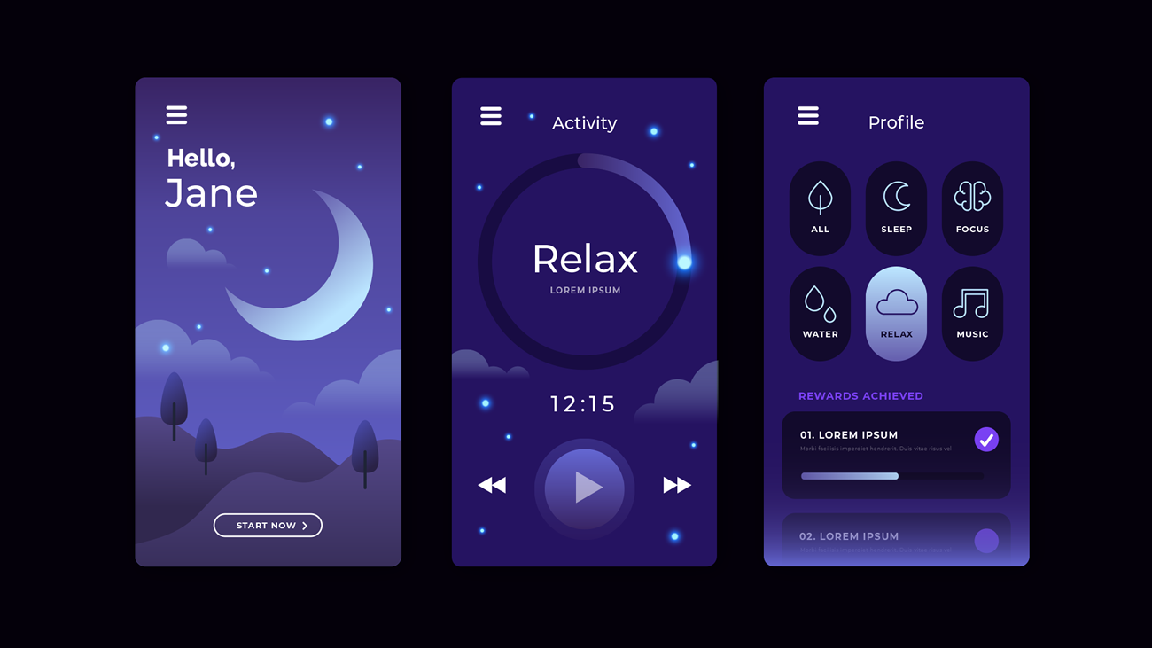 A relaxing app