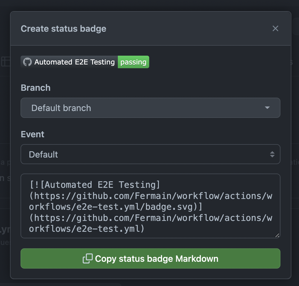 Badge Markdown